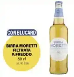Il Gigante Birra moretti filtrata a freddo offerta