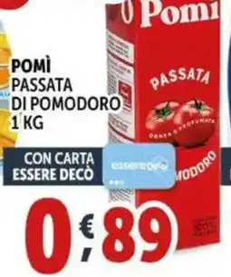 Deco Supermercati Pomì passata di pomodoro offerta