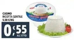 Deco Supermercati Cuomo ricotta gentile offerta