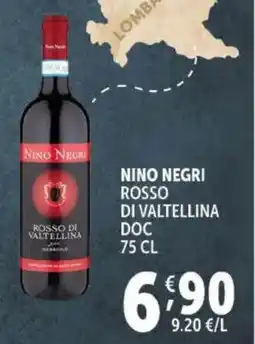 Deco Supermercati Nino negri rosso di valtellina doc offerta