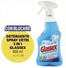 Il Gigante Detergente spray vetri 3in1 GLASSEX offerta