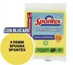 Il Gigante 4 panni spugna SPONTEX offerta