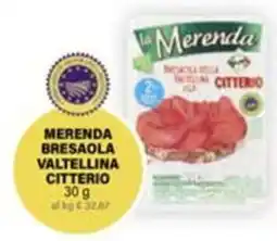 Il Gigante Merenda bresaola valtellina CITTERIO offerta