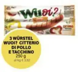 Il Gigante 3 würstel wuoi? citterio di pollo e tacchino offerta