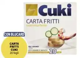 Il Gigante Carta fritti CUKI offerta
