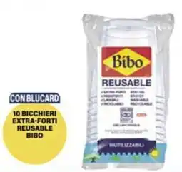 Il Gigante 10 bicchieri extra-forti reusable BIBO offerta