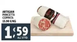 Deco Supermercati Artigian pancetta coppata offerta