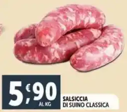 Deco Supermercati Salsiccia di suino classica offerta