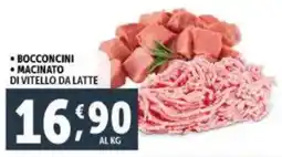 Deco Supermercati Bocconcini, macinato di vitello da latte offerta