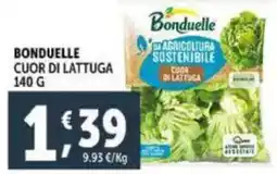Deco Supermercati Bonduelle cuor di lattuga offerta