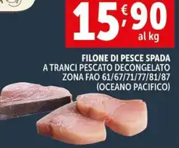 Deco Supermercati Filone di pesce spada offerta