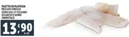 Deco Supermercati Filetto di platessa pescato fresco zona fao 27 offerta