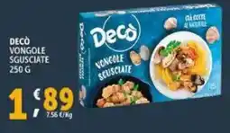 Deco Supermercati Decò vongole sgusciate offerta