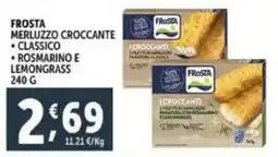 Deco Supermercati Frosta merluzzo croccante classico e rosmarino e lemongrass offerta