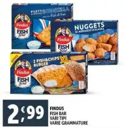 Deco Supermercati Findus fish bar offerta