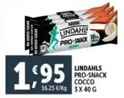 Deco Supermercati Lindahls pro-snack cocco offerta