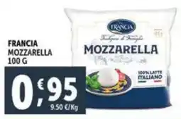 Deco Supermercati Francia mozzarella offerta