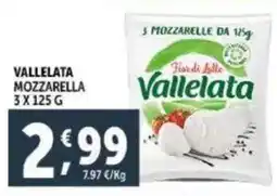 Deco Supermercati Vallelata mozzarella offerta