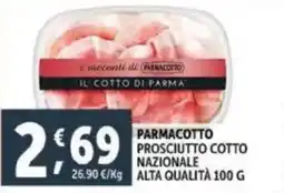 Deco Supermercati Parmacotto prosciutto cotto nazionale alta qualità offerta