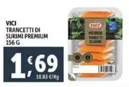 Deco Supermercati Vici trancetti di surimi premium offerta