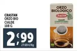 Deco Supermercati Crastan orzo bio cialde offerta