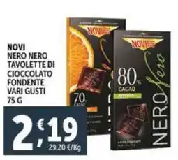 Deco Supermercati Novi nero nero tavolette di nove offerta
