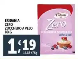 Deco Supermercati Eridania zero zucchero a velo offerta
