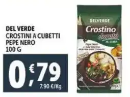 Deco Supermercati Del verde crostini a cubetti pepe nero offerta