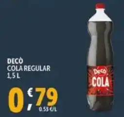 Deco Supermercati Decò cola regular offerta