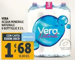 Deco Supermercati Vera acqua minerale naturale offerta