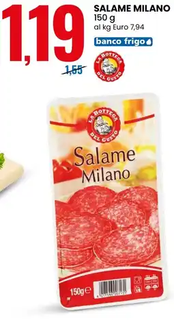 Eurospin Salame milano offerta
