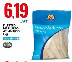Eurospin Athena filetti di merluzzo atlantico offerta