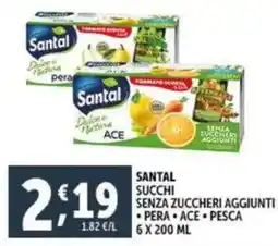 Deco Supermercati Senza zuccheri aggiunti pera ace pesca pera, ace, pesca offerta