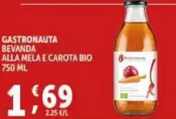 Deco Supermercati Gastronauta bevanda alla mela e carota bio offerta