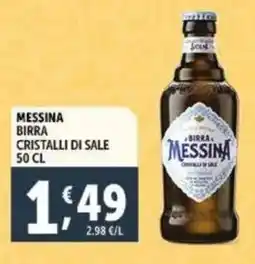 Deco Supermercati Messina birra cristalli di sale offerta