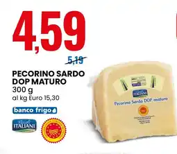 Eurospin Pascoli italiani pecorino sardo dop maturo offerta