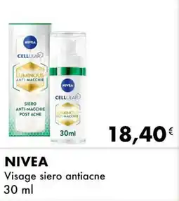 Iper Tosano NIVEA Visage siero antiacne offerta