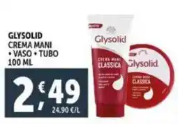 Deco Supermercati Glysolid crema mani vaso e tubo offerta