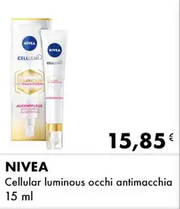 Iper Tosano NIVEA Cellular luminous occhi antimacchia offerta