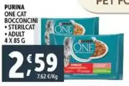 Deco Supermercati Purina one cat bocconcini sterilcat e adult offerta