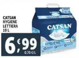 Deco Supermercati Catsan hygiene lettiera offerta