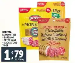 Deco Supermercati Beretta le monetine barzano, sette nani e cacciatore offerta