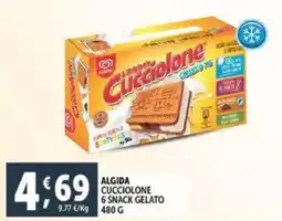Deco Supermercati Algida cucciolone 6 snack gelato offerta