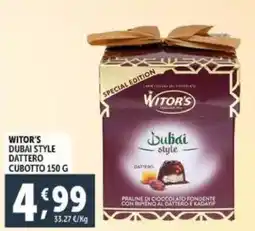 Deco Supermercati Witor's dubai style dattero cubotto offerta