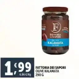 Deco Supermercati Fattoria dei sapori olive kalamata offerta