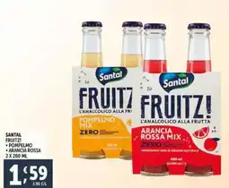 Deco Supermercati Santal fruitz! pompelmo e arancia rossa offerta