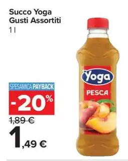 Carrefour Succo Yoga Gusti Assortiti offerta
