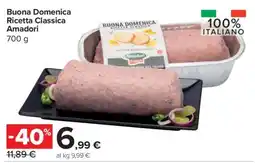 Carrefour Buona Domenica Ricetta Classica Amadori offerta