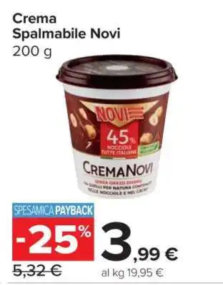 Carrefour Crema Spalmabile Novi offerta
