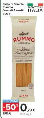Carrefour Pasta di Semola Rummo Formati Assortiti offerta